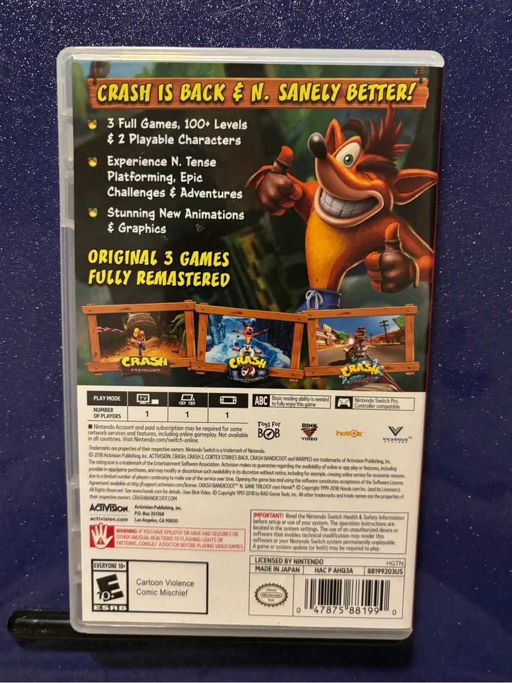 Activision nintendo switch